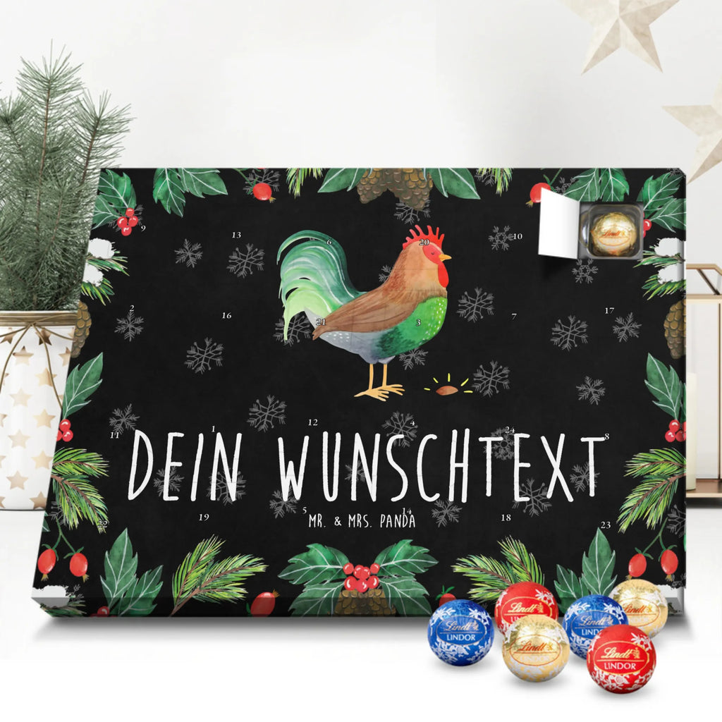 Personalisierter Kugel Markenschokolade Adventskalender Hahn Korn Personalisierter Kugel Markenschokolade Adventskalender, Bauernhof, Hoftiere, Landwirt, Landwirtin, Hahn, Korn, Henne, Eier, Natur