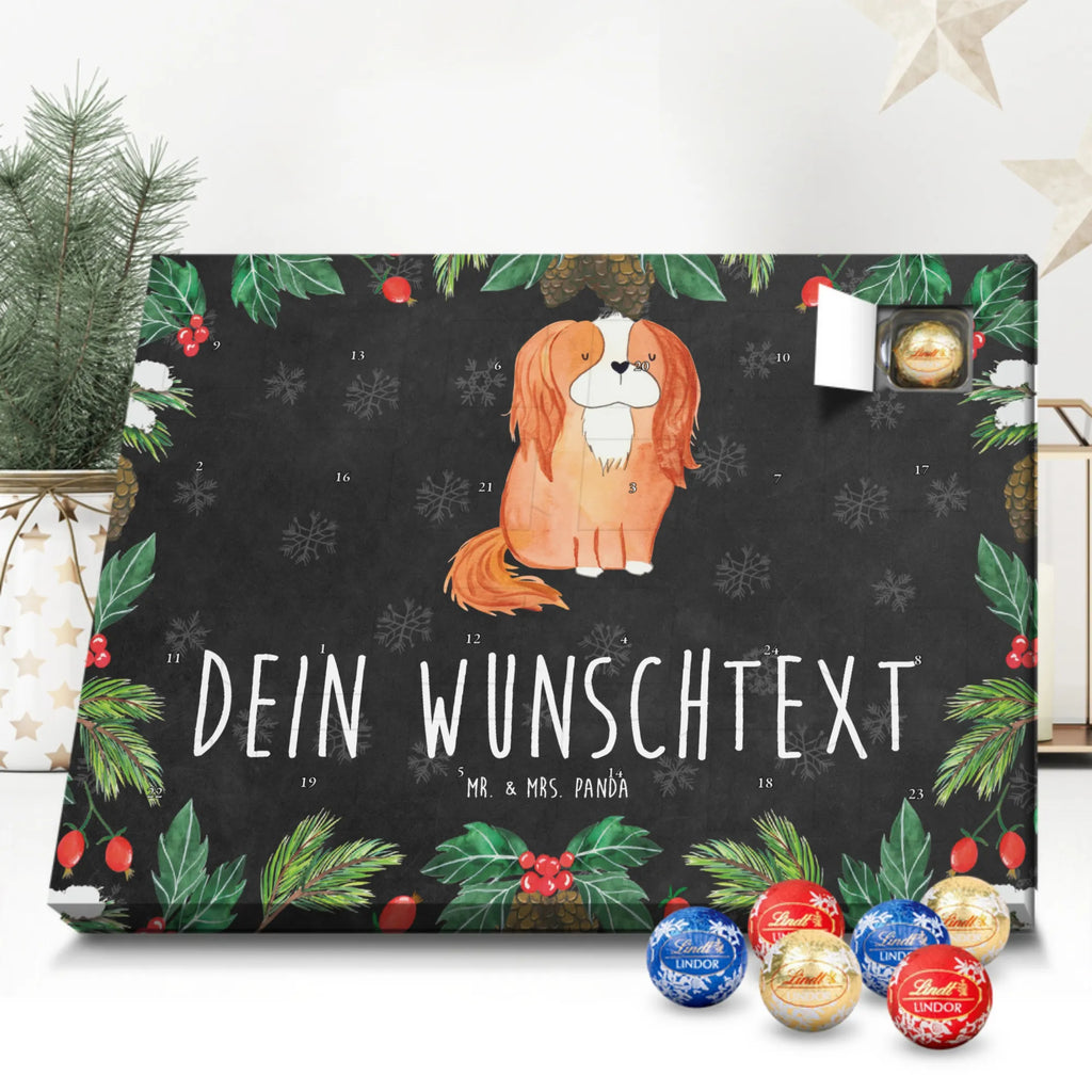 Personalisierter Kugel Markenschokolade Adventskalender Hund Cavalier King Charles Spaniel Personalisierter Kugel Markenschokolade Adventskalender, Hund, Hundemotiv, Haustier, Hunderasse, Tierliebhaber, Hundebesitzer, Sprüche, Cavalier King Charles Spaniel, Cockerspaniel, Spaniel, Spruch, schönster Hund