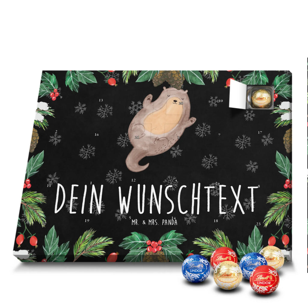 Personalisierter Kugel Markenschokolade Adventskalender Otter Umarmen Personalisierter Kugel Markenschokolade Adventskalender, Otter, Fischotter, Seeotter, Otter Seeotter See Otter