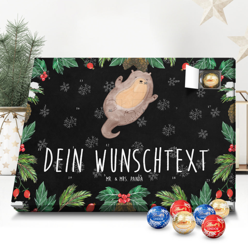 Personalisierter Kugel Markenschokolade Adventskalender Otter Umarmen Personalisierter Kugel Markenschokolade Adventskalender, Otter, Fischotter, Seeotter, Otter Seeotter See Otter