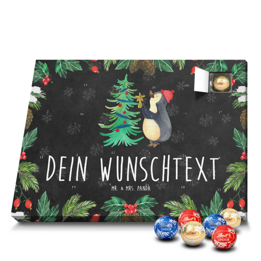 Personalisierter Kugel Markenschokolade Adventskalender Pinguin Weihnachtsbaum Personalisierter Kugel Markenschokolade Adventskalender, Winter, Weihnachten, Weihnachtsdeko, Nikolaus, Advent, Heiligabend, Wintermotiv, Pinguin