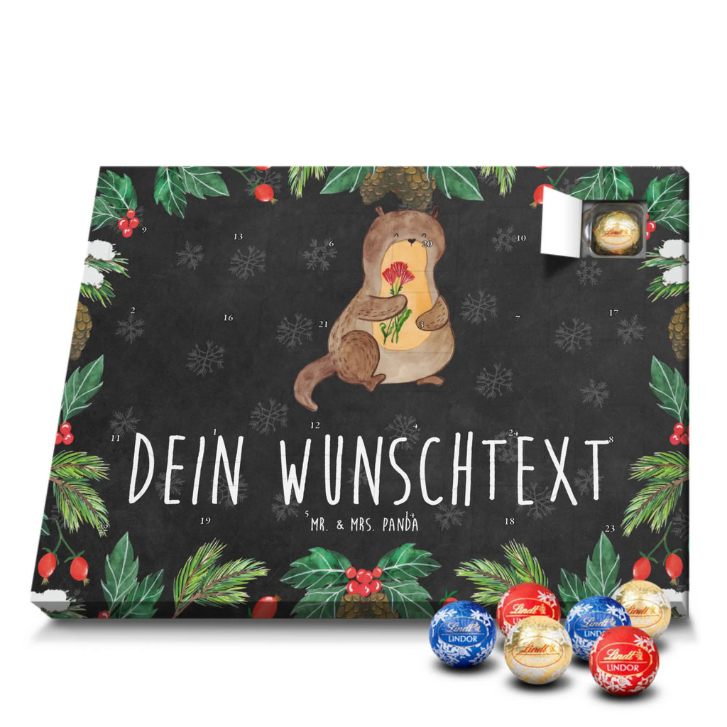 Personalisierter Kugel Markenschokolade Adventskalender Otter Blumenstrauß Personalisierter Kugel Markenschokolade Adventskalender, Otter, Fischotter, Seeotter, Otter Seeotter See Otter