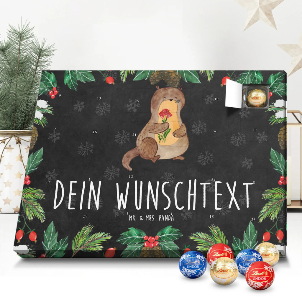 Personalisierter Kugel Markenschokolade Adventskalender Otter Blumenstrauß Personalisierter Kugel Markenschokolade Adventskalender, Otter, Fischotter, Seeotter, Otter Seeotter See Otter