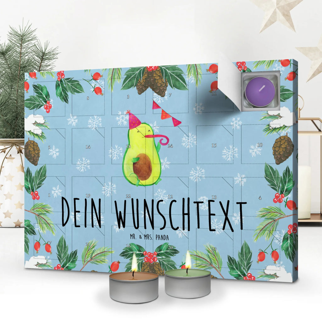 Personalisierter Duftkerzen Adventskalender Avocado Geburtstag Personalisierter Duftkerzen Adventskalender, Avocado, Veggie, Vegan, Gesund