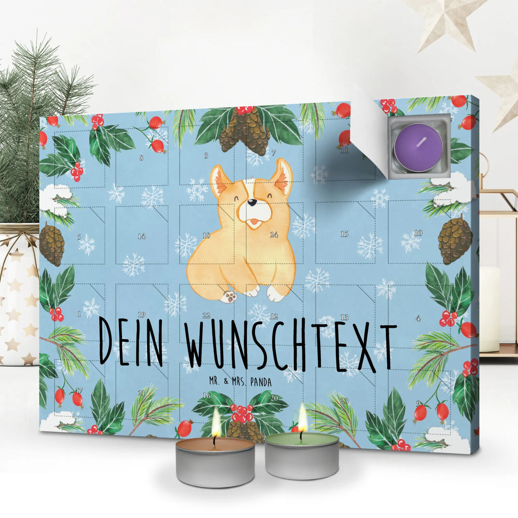 Personalisierter Duftkerzen Adventskalender Corgie Personalisierter Duftkerzen Adventskalender, Hund, Hundemotiv, Haustier, Hunderasse, Tierliebhaber, Hundebesitzer, Sprüche, Corgie, Welsh Corgie Pembroke, britisch, Motivation, Spruch, Hundespruch, Lebensfreude