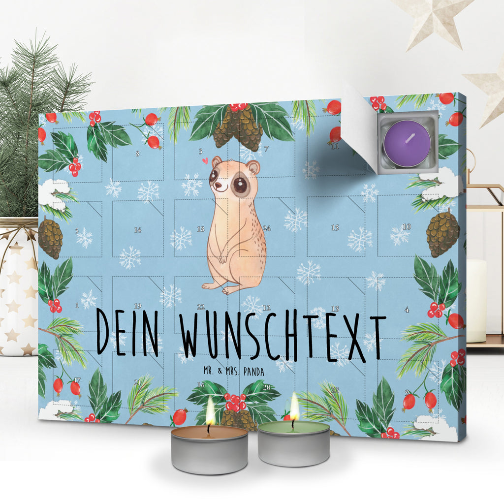 Personalisierter Duftkerzen Adventskalender Plumplori Glücklich Personalisierter Duftkerzen Adventskalender, Tiermotive, Gute Laune, lustige Sprüche, Tiere, Plumplori, Niedlich, Glück