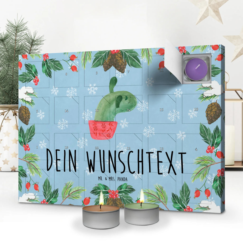 Personalisierter Duftkerzen Adventskalender Kaktus Mama Personalisierter Duftkerzen Adventskalender, Kaktus, Kakteen, Kaktusliebe, Ärger, Büro, Büroalltag, Schule, Motivation, Quote