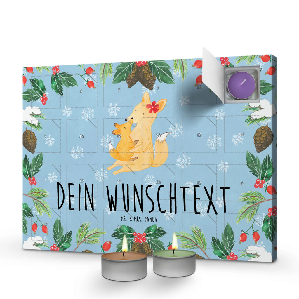 Personalisierter Duftkerzen Adventskalender Fuchs Mama Personalisierter Duftkerzen Adventskalender, Familie, Vatertag, Muttertag, Bruder, Schwester, Mama, Papa, Oma, Opa, Mutter, Tochter, Lieblingstochter, Beste Tochter, Geschenk