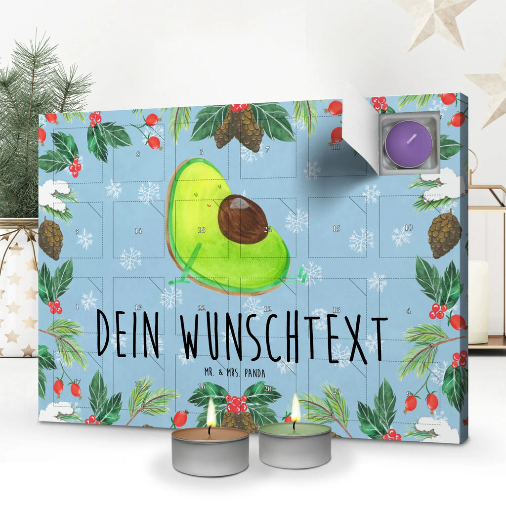 Personalisierter Duftkerzen Adventskalender Avocado Schwangerschaft Personalisierter Duftkerzen Adventskalender, Avocado, Veggie, Vegan, Gesund, schwanger, Schwangerschaft, Babyparty, Babyshower