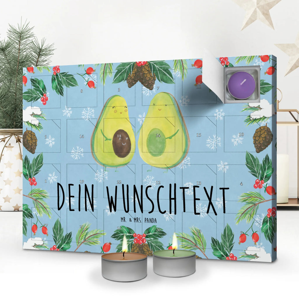 Personalisierter Duftkerzen Adventskalender Avocado Pärchen Personalisierter Duftkerzen Adventskalender, Avocado, Veggie, Vegan, Gesund, Avocuddle, Liebe, Schwangerschaft, Familie, Babyshower, Babyparty, Hochzeit, Kinder, Avocados, Geburt