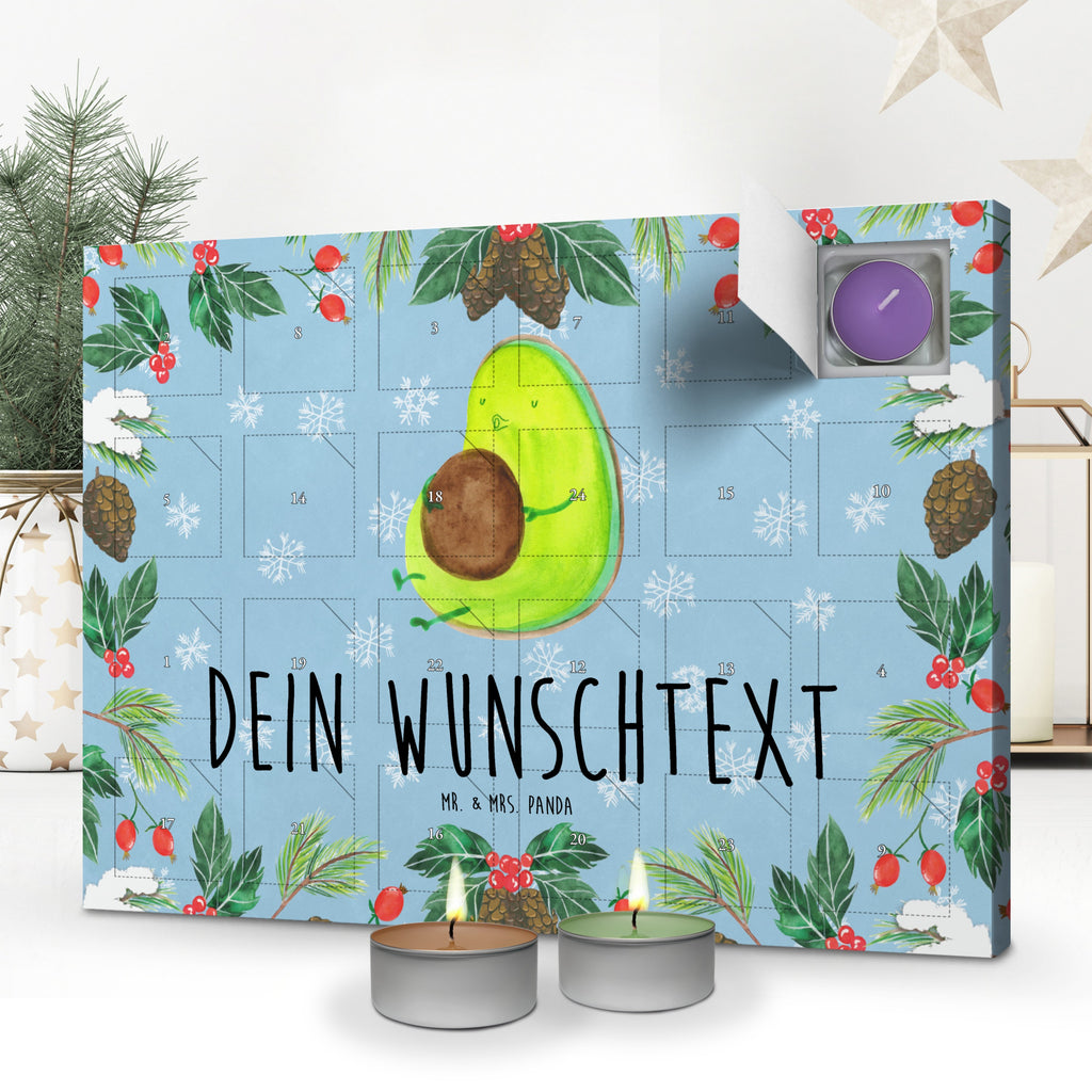 Personalisierter Duftkerzen Adventskalender Avocado Pfeifen Personalisierter Duftkerzen Adventskalender, Avocado, Veggie, Vegan, Gesund, Diät, Abnehmen, Ernährung, dick sein, Pummelfee