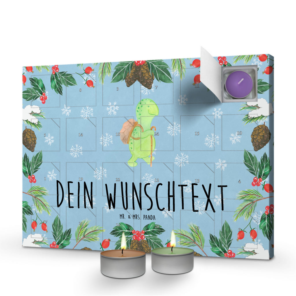 Personalisierter Duftkerzen Adventskalender Schildkröte Wanderer Personalisierter Duftkerzen Adventskalender, Schildkröte, Schildkröten, Motivation, Motivationsspruch, Motivationssprüche, Neuanfang