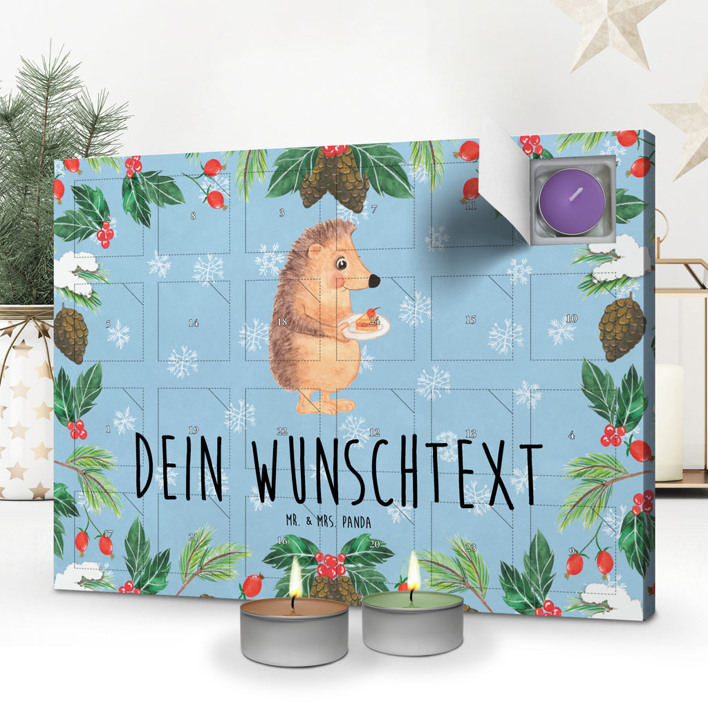 Personalisierter Duftkerzen Adventskalender Igel Kuchenstück Personalisierter Duftkerzen Adventskalender, Tiermotive, Gute Laune, lustige Sprüche, Tiere, Igel, Essen Spruch, Kuchen, Backen Geschenk, Kuchen backen, Einladung Party, Geburtstagskuchen, Torte