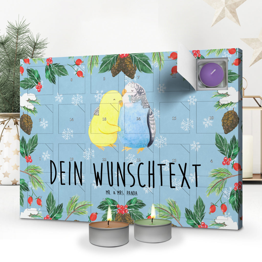 Personalisierter Duftkerzen Adventskalender Wellensittich Liebe Personalisierter Duftkerzen Adventskalender, Liebe, Partner, Freund, Freundin, Ehemann, Ehefrau, Heiraten, Verlobung, Heiratsantrag, Liebesgeschenk, Jahrestag, Hocheitstag, Vögel, Wellensittich, Nähe, Kuscheln, Vertrauen