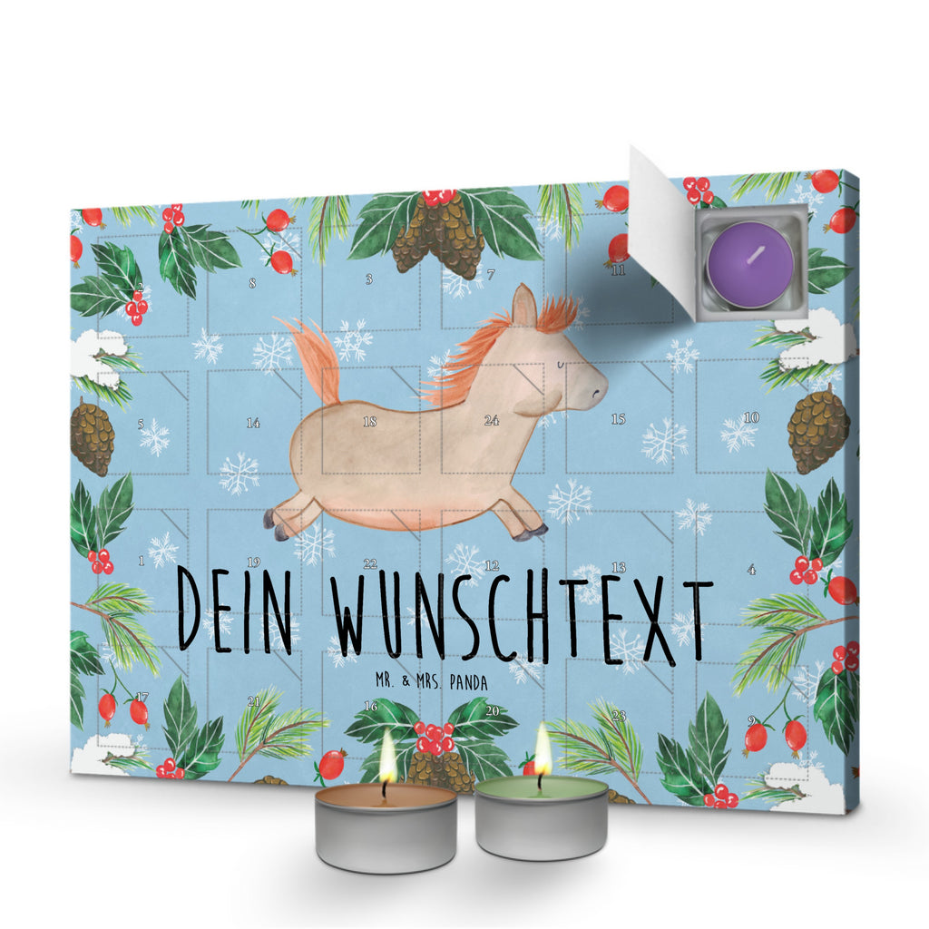 Personalisierter Duftkerzen Adventskalender Pferd Springen Personalisierter Duftkerzen Adventskalender, Bauernhof, Hoftiere, Landwirt, Landwirtin, Pferd, Pony, Pferde, Stall, Pferdestall, ausreiten, reiten, Pferdebesitzer