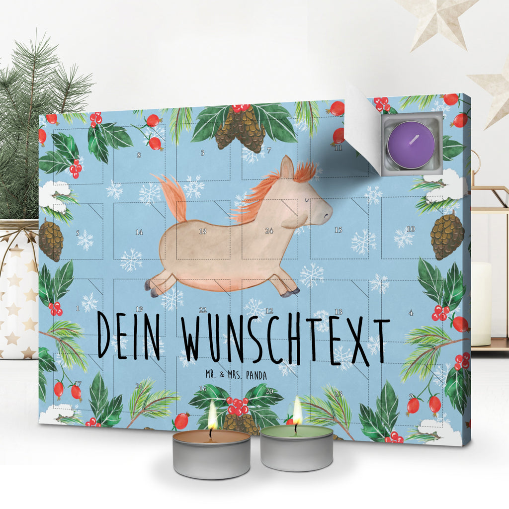 Personalisierter Duftkerzen Adventskalender Pferd Springen Personalisierter Duftkerzen Adventskalender, Bauernhof, Hoftiere, Landwirt, Landwirtin, Pferd, Pony, Pferde, Stall, Pferdestall, ausreiten, reiten, Pferdebesitzer