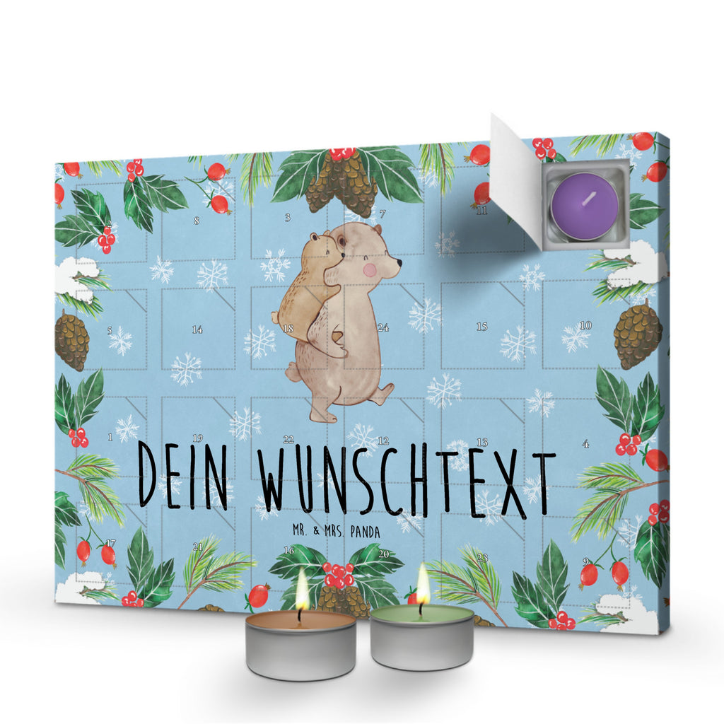 Personalisierter Duftkerzen Adventskalender Papa Bär Personalisierter Duftkerzen Adventskalender, Familie, Vatertag, Muttertag, Bruder, Schwester, Mama, Papa, Oma, Opa, Geschenk, Vater, Papi, Vati, Onkel, Geburtstag