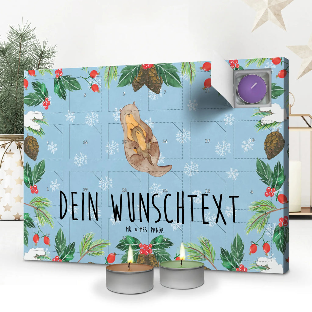 Personalisierter Duftkerzen Adventskalender Otter Kind Personalisierter Duftkerzen Adventskalender, Otter, Fischotter, Seeotter, Otter Seeotter See Otter