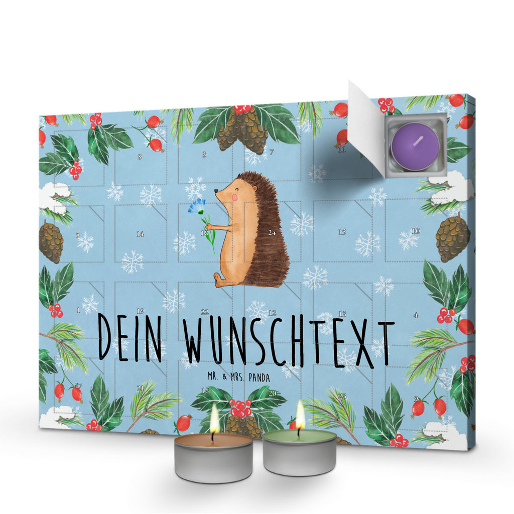 Personalisierter Duftkerzen Adventskalender Igel Blumen Personalisierter Duftkerzen Adventskalender, Tiermotive, Gute Laune, lustige Sprüche, Tiere, Igel, Gute Besserung, Genesungswünsche, Krankheit, Krankenhaus, krank, Besuch