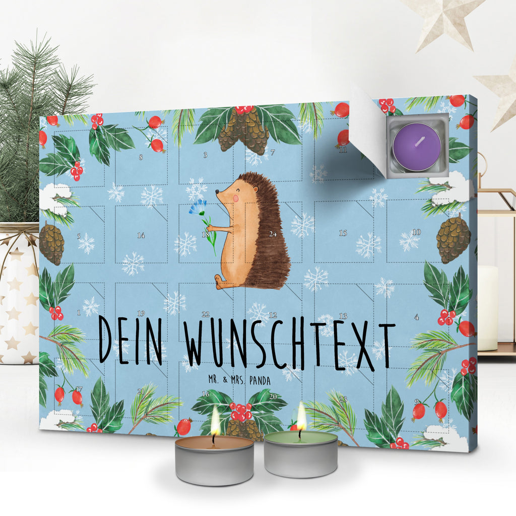 Personalisierter Duftkerzen Adventskalender Igel Blumen Personalisierter Duftkerzen Adventskalender, Tiermotive, Gute Laune, lustige Sprüche, Tiere, Igel, Gute Besserung, Genesungswünsche, Krankheit, Krankenhaus, krank, Besuch