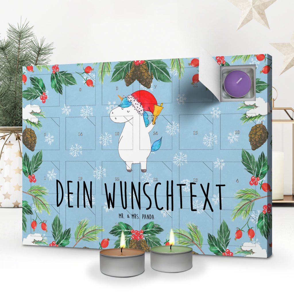 Personalisierter Duftkerzen Adventskalender Einhorn Weihnachtsmann Personalisierter Duftkerzen Adventskalender, Einhorn, Einhörner, Einhorn Deko, Pegasus, Unicorn, Gin, Schokolade, Schoki, Weihnachten, Weihnachtsmann, Nikolaus, Wunschzettel, Wunschliste, Feenstaub