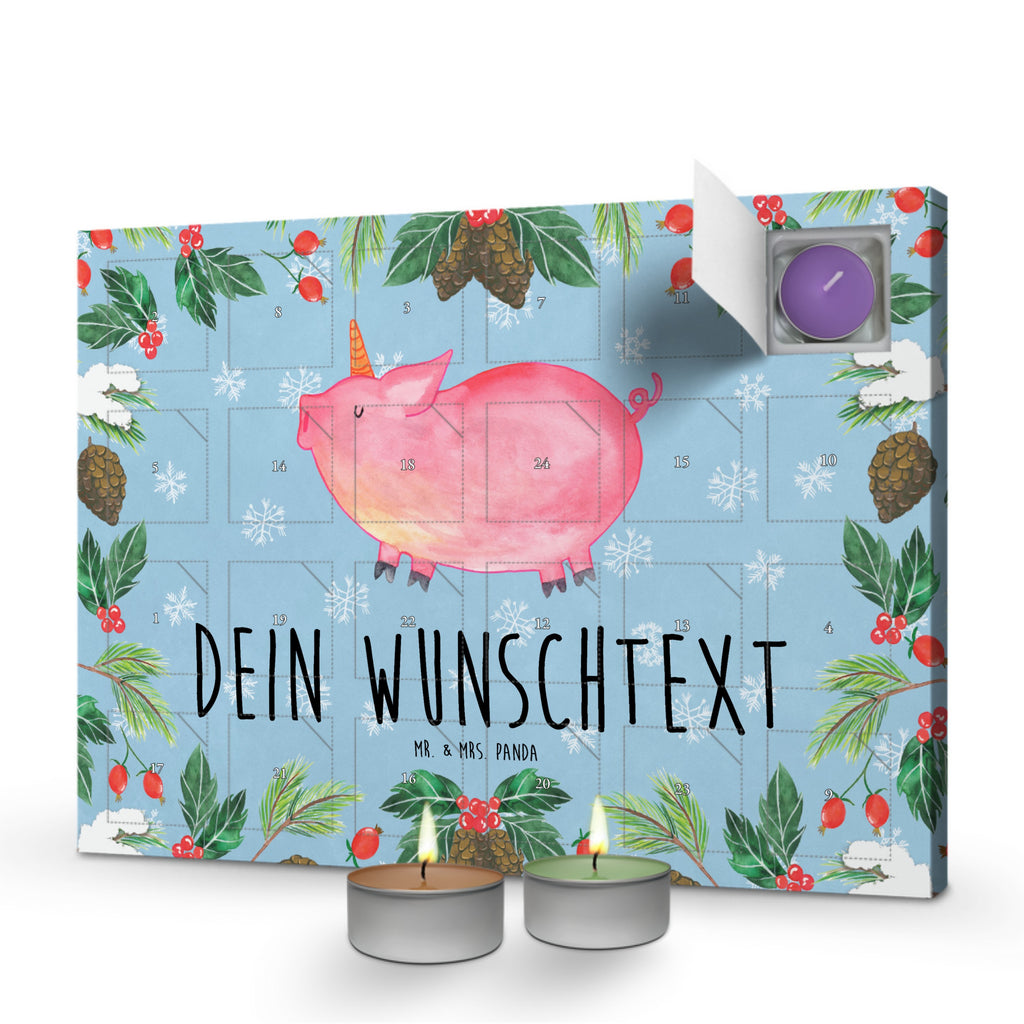 Personalisierter Duftkerzen Adventskalender Einhorn Schwein Personalisierter Duftkerzen Adventskalender, Einhorn, Einhörner, Einhorn Deko, Pegasus, Unicorn, Party, Spaß, Schwein, Schweinhorn, Bauer, witzig. lustig, Spruch, geschenk, Pig, Piggy, funny, english, englisch