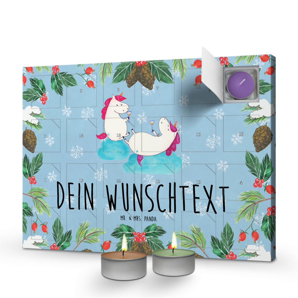 Personalisierter Duftkerzen Adventskalender Einhorn Sekt Personalisierter Duftkerzen Adventskalender, Einhorn, Einhörner, Einhorn Deko, Pegasus, Unicorn, Freundinnen, Freundin, BFF, Sekt, Mädelsabend, Spaß, Party, Korken, Anstoßen, Beste