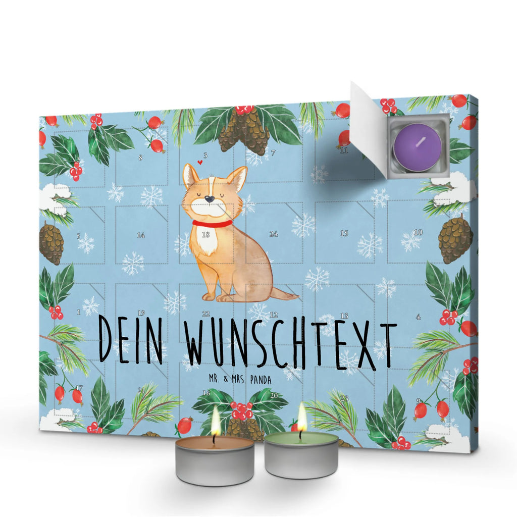 Personalisierter Duftkerzen Adventskalender Hund Glück Personalisierter Duftkerzen Adventskalender, Hund, Hundemotiv, Haustier, Hunderasse, Tierliebhaber, Hundebesitzer, Sprüche, Corgie, Hundeliebe, Spruch, Hundemama, Liebe