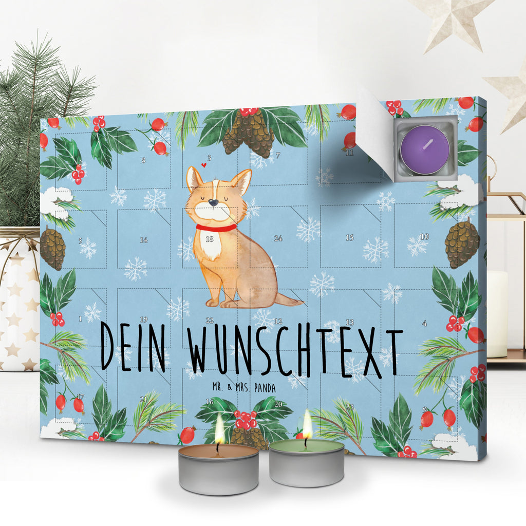 Personalisierter Duftkerzen Adventskalender Hund Glück Personalisierter Duftkerzen Adventskalender, Hund, Hundemotiv, Haustier, Hunderasse, Tierliebhaber, Hundebesitzer, Sprüche, Corgie, Hundeliebe, Spruch, Hundemama, Liebe