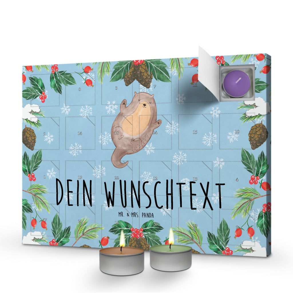 Personalisierter Duftkerzen Adventskalender Otter Umarmen Personalisierter Duftkerzen Adventskalender, Otter, Fischotter, Seeotter, Otter Seeotter See Otter