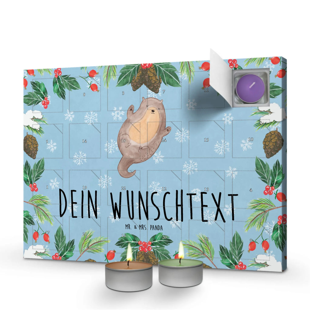 Personalisierter Duftkerzen Adventskalender Otter Umarmen Personalisierter Duftkerzen Adventskalender, Otter, Fischotter, Seeotter, Otter Seeotter See Otter