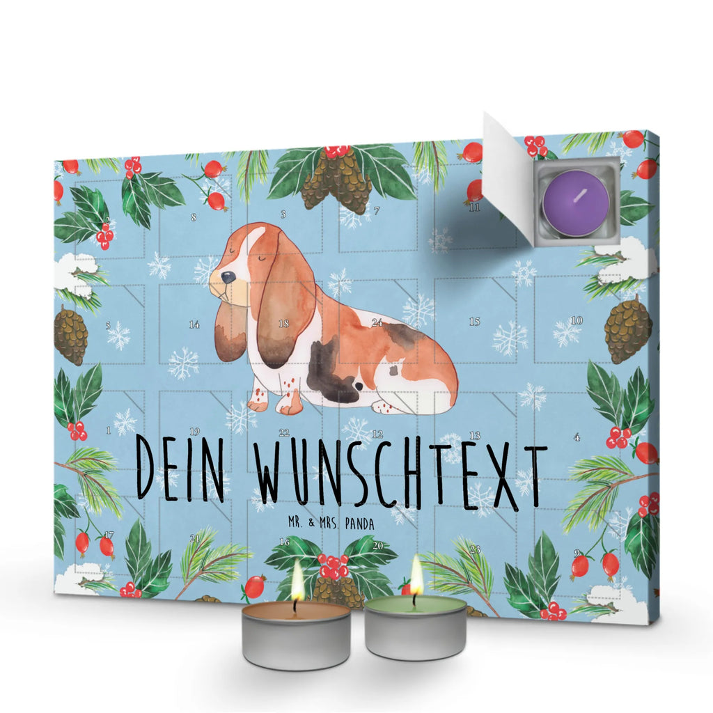 Personalisierter Duftkerzen Adventskalender Hund Basset Hound Personalisierter Duftkerzen Adventskalender, Hund, Hundemotiv, Haustier, Hunderasse, Tierliebhaber, Hundebesitzer, Sprüche, Basset Hound, Basset, Hundeliebe, kinderlos