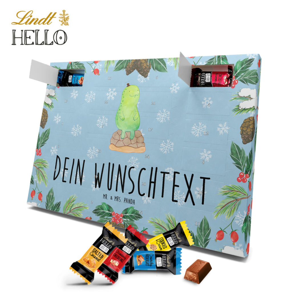 Personalisierter Markenschokolade Adventskalender Schildkröte Pause Personalisierter Adventskalender, Schildkröte, Achtsamkeit, Entschleunigen, achtsam