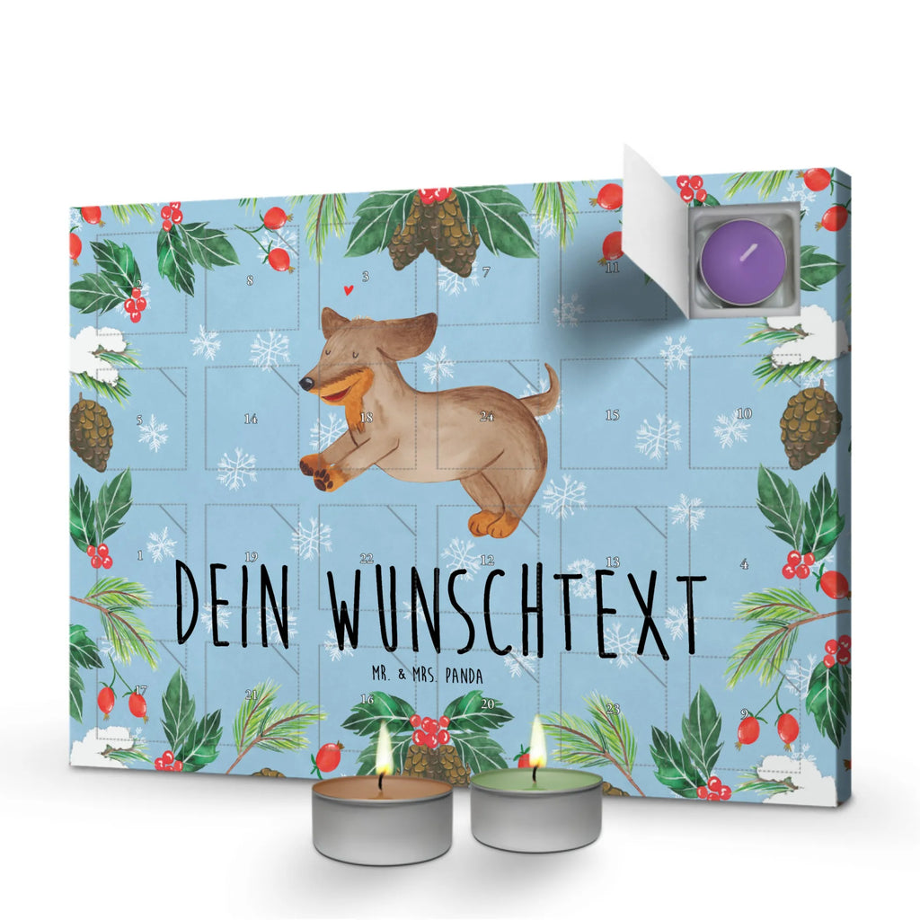 Personalisierter Duftkerzen Adventskalender Hund Dackel Personalisierter Duftkerzen Adventskalender, Hund, Hundemotiv, Haustier, Hunderasse, Tierliebhaber, Hundebesitzer, Sprüche, Hunde, Dackel, Dachshund, happy dog