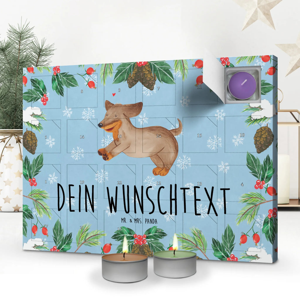 Personalisierter Duftkerzen Adventskalender Hund Dackel Personalisierter Duftkerzen Adventskalender, Hund, Hundemotiv, Haustier, Hunderasse, Tierliebhaber, Hundebesitzer, Sprüche, Hunde, Dackel, Dachshund, happy dog