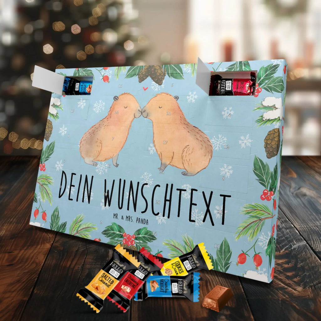 Personalisierter Markenschokolade Adventskalender Capybara Liebe Personalisierter Adventskalender, Tiermotive, Gute Laune, lustige Sprüche, Tiere, Capybara, Liebe, verliebt, Paar, Jahrestag, Kuschel Capybaras, Tierliebe, Romantisches Geschenk, Handgezeichnet, Verschmolzen, Geschenkidee, Beziehung, Partnertiere, Ich bin deins, Du bist meins, Liebesspruch, Herzlich, Valentinstag, Ehejubiläum, Liebesbeweis