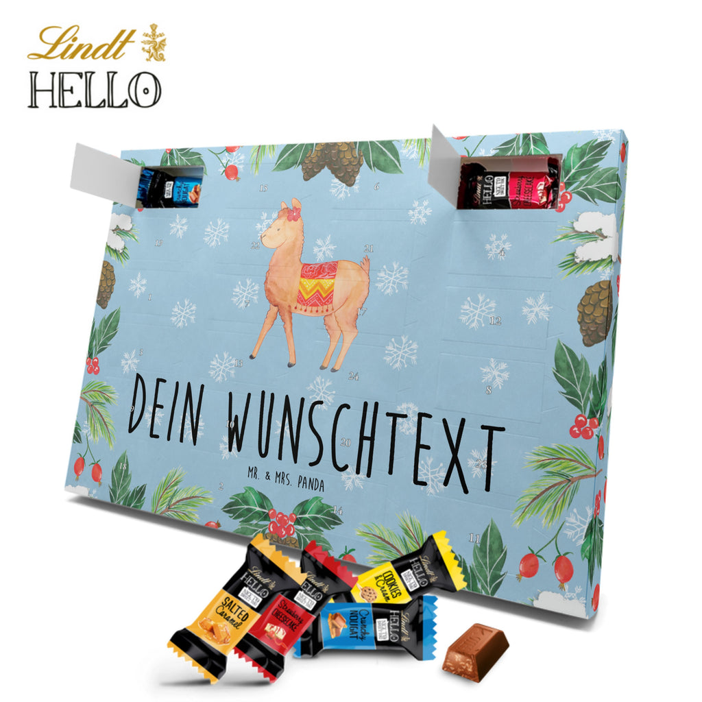 Personalisierter Markenschokolade Adventskalender Alpaka Stolz Personalisierter Adventskalender, Alpaka, Lama