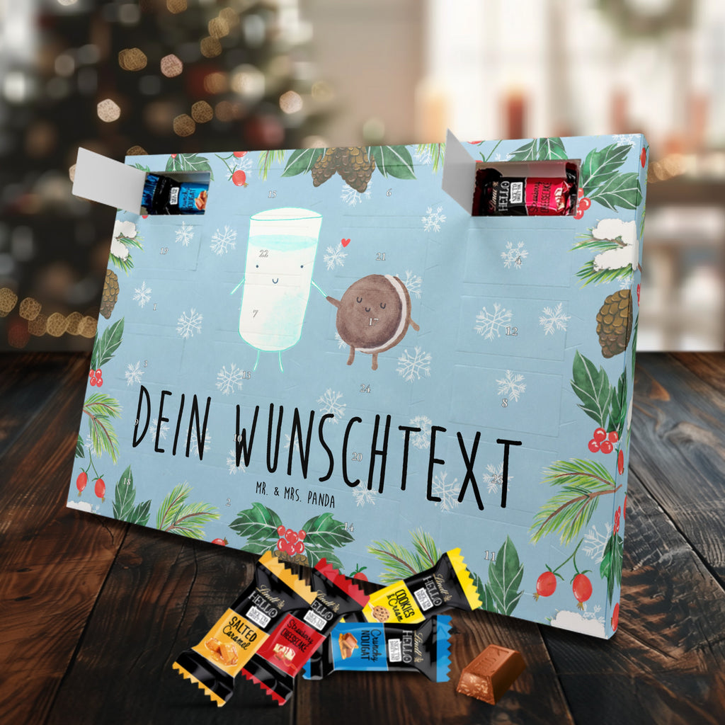 Personalisierter Markenschokolade Adventskalender Milch Keks Personalisierter Adventskalender, Tiermotive, Gute Laune, lustige Sprüche, Tiere, Milk, Cookie, Milch, Keks, Kekse, Kaffee, Einladung Frühstück, Motiv süß, romantisch, perfektes Paar