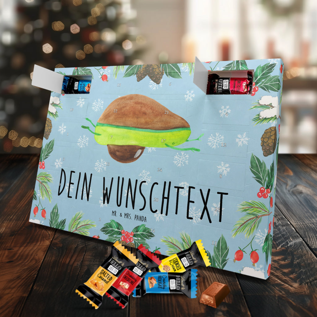 Personalisierter Markenschokolade Adventskalender Avocado Yoga Personalisierter Adventskalender, Avocado, Veggie, Vegan, Gesund, Avocado Yoga Vegan