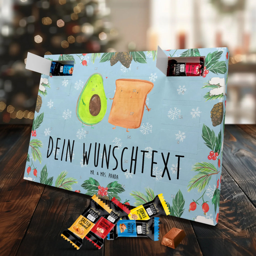 Personalisierter Markenschokolade Adventskalender Avocado Toast Personalisierter Adventskalender, Avocado, Veggie, Vegan, Gesund, Toast, Toastbrot, Liebespaar, Pärchen, Freund, Freundin, Verlobt, Verlobungsparty, Hochzeit, Hochzeitsgeschenk, Jahrestag, Jahrestagsgeschenk