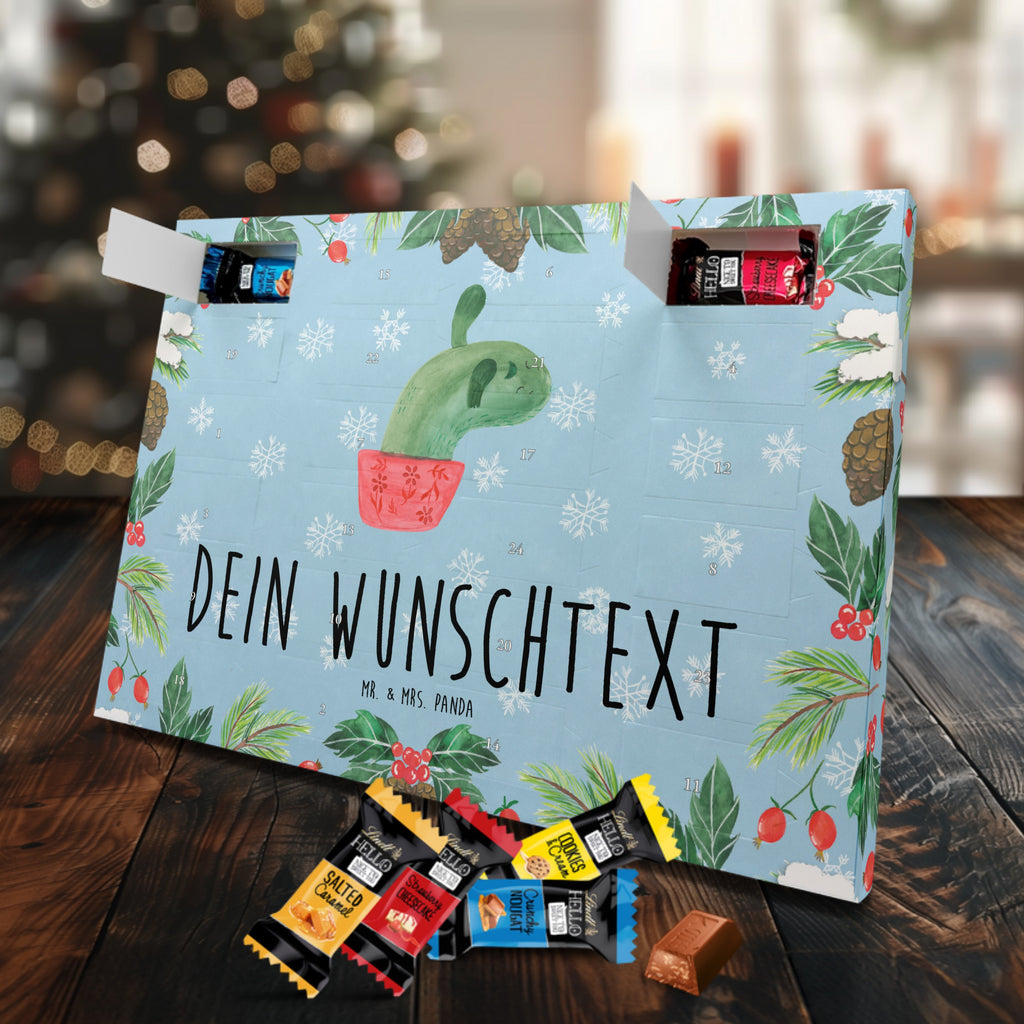 Personalisierter Markenschokolade Adventskalender Kaktus Mama Personalisierter Adventskalender, Kaktus, Kakteen, Kaktusliebe, Ärger, Büro, Büroalltag, Schule, Motivation, Quote