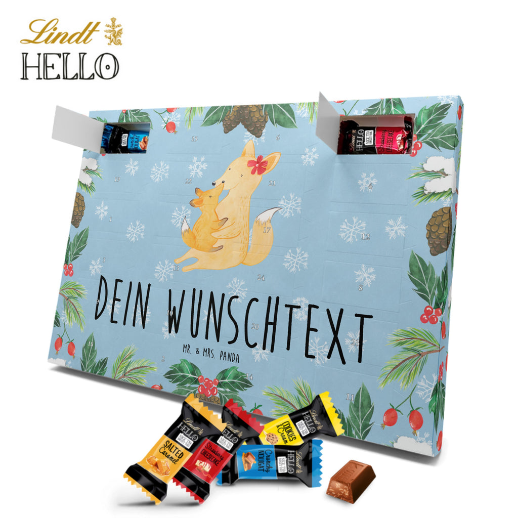 Personalisierter Markenschokolade Adventskalender Fuchs Mama Personalisierter Adventskalender, Familie, Vatertag, Muttertag, Bruder, Schwester, Mama, Papa, Oma, Opa, Mutter, Tochter, Lieblingstochter, Beste Tochter, Geschenk