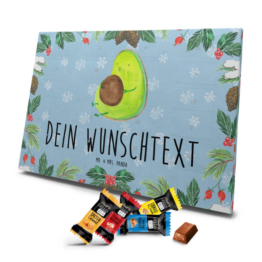 Personalisierter Markenschokolade Adventskalender Avocado Pfeifen Personalisierter Adventskalender, Avocado, Veggie, Vegan, Gesund, Diät, Abnehmen, Ernährung, dick sein, Pummelfee