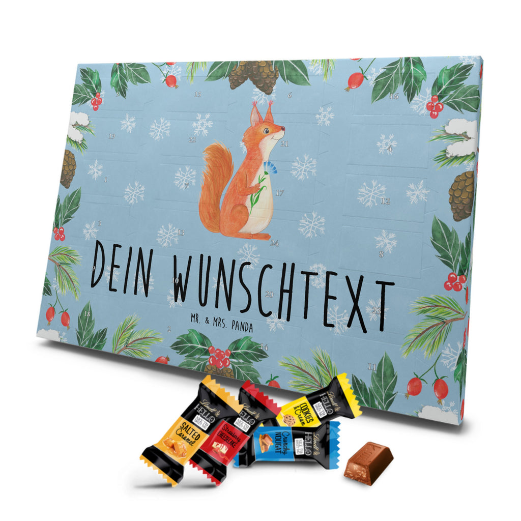 Personalisierter Markenschokolade Adventskalender Eichhörnchen Blume Personalisierter Adventskalender, Tiermotive, Gute Laune, lustige Sprüche, Tiere, Eichhörnchen, Eichhorn, Spruch positiv, Lachen, Spaß, Motivation Sprüche, Motivation Bilder, glücklich Spruch, Spruch Deko