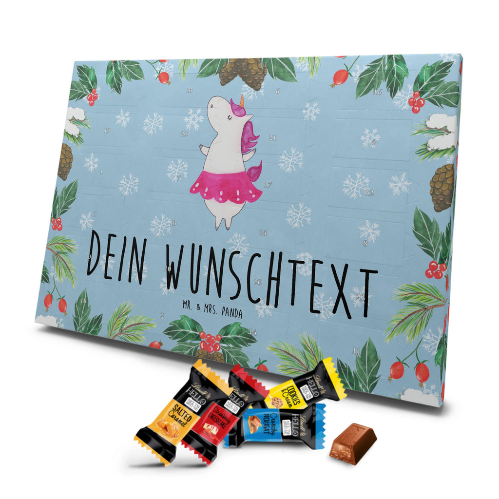 Personalisierter Markenschokolade Adventskalender Einhorn Ballerina Personalisierter Adventskalender, Einhorn, Einhörner, Einhorn Deko, Pegasus, Unicorn, Tanzen, Ballerina, Party, Wohnung, Spaß, Feiern, Geburtstag, Tänzerin, Lebenslust, Lebensfreude