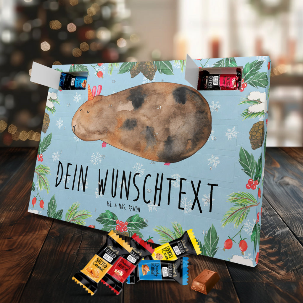 Personalisierter Markenschokolade Adventskalender Einhorn Meerschweinchen Personalisierter Adventskalender, Einhorn, Einhörner, Einhorn Deko, Pegasus, Unicorn, Meerhörnchen, Meericorn, Meerschwein, Meerschweinchen