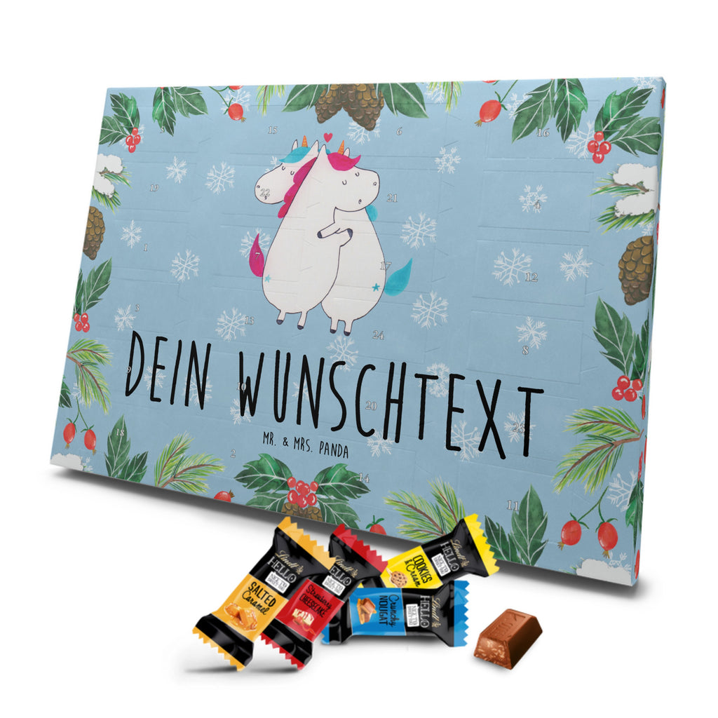 Personalisierter Markenschokolade Adventskalender Einhorn Mitteilung Personalisierter Adventskalender, Einhorn, Einhörner, Einhorn Deko, Pegasus, Unicorn, Valentinstag, Valentine, Liebe, Geschenk, Partner, Ehe, lustig, witzig, Spruch