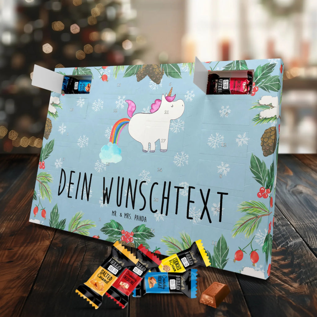 Personalisierter Markenschokolade Adventskalender Einhorn Pupsen Personalisierter Adventskalender, Einhorn, Einhörner, Einhorn Deko, Pegasus, Unicorn, Pups, Regenbogen, Glitzer, Einhornpower, Erwachsenwerden, Spaß, lustig, Freundin