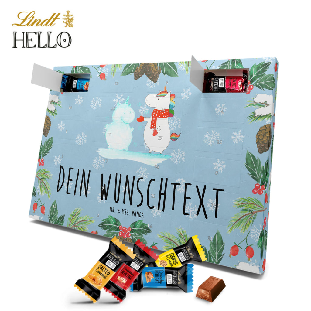 Personalisierter Markenschokolade Adventskalender Einhorn Schneemann Personalisierter Adventskalender, Einhorn, Einhörner, Einhorn Deko, Pegasus, Unicorn, Schneemann, Winter, Schnee, Kuchen, Weihnachten, kalt, Mütze, Handschuhe, X-Mas