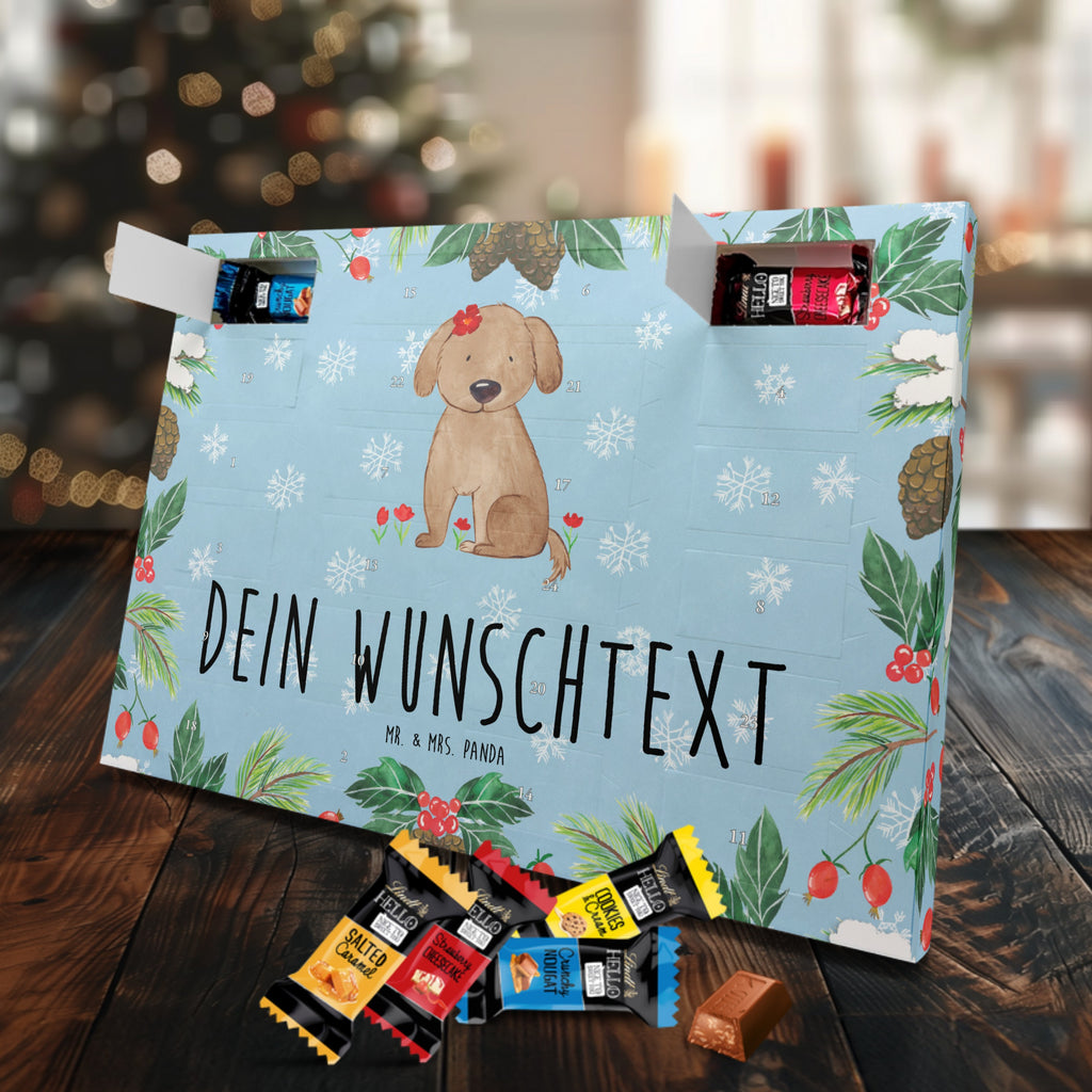 Personalisierter Markenschokolade Adventskalender Hund Dame Personalisierter Adventskalender, Hund, Hundemotiv, Haustier, Hunderasse, Tierliebhaber, Hundebesitzer, Sprüche, Hunde, Hundeliebe, Hundeglück, Liebe, Frauchen